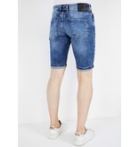 Local Fanatic Slim Fit Jeans Shorts Mens - 1054 - Blue