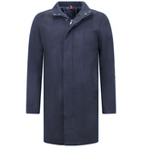 Enos Elegant Men's Winter Coats - QQ-8758 - Blue