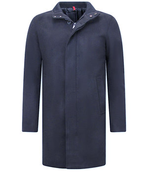 Enos Elegant Men's Winter Coats - QQ-8758 - Blue