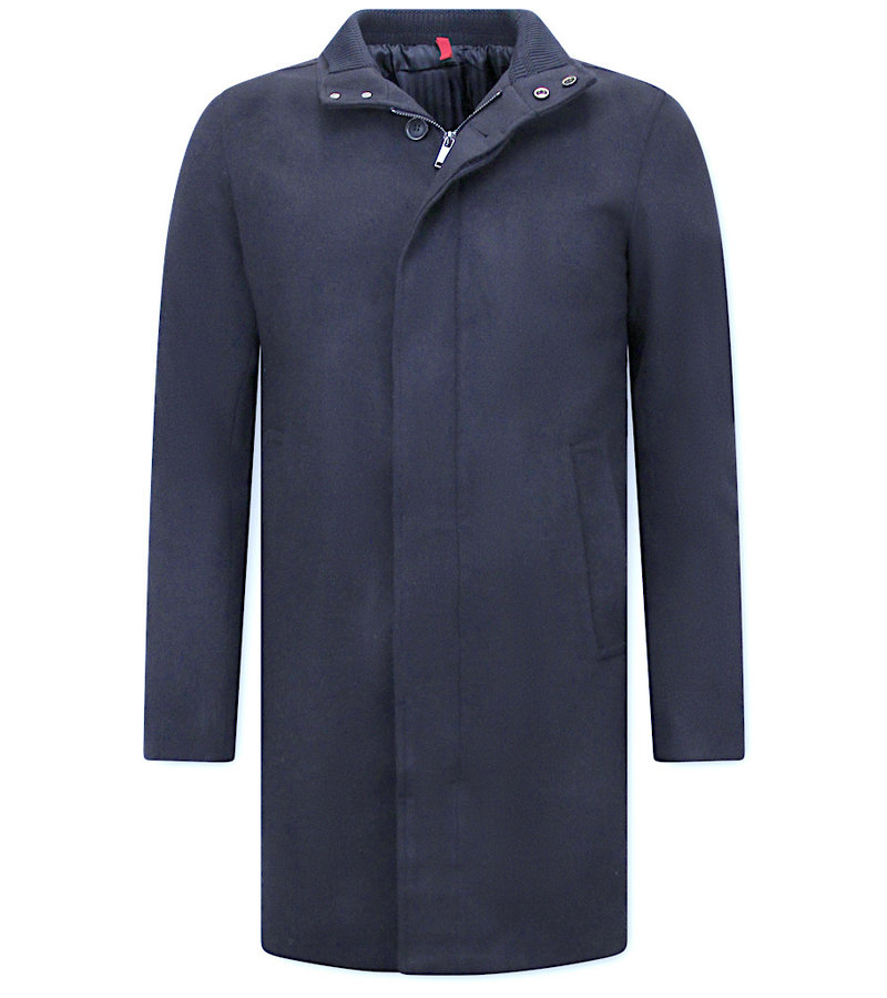 Enos Elegant Men's Winter Coats - QQ-8758 - Blue