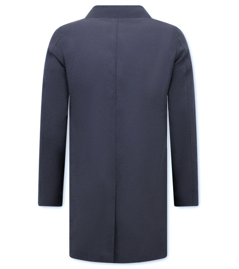 Enos Elegant Men's Winter Coats - QQ-8758 - Blue