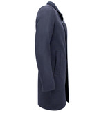 Enos Elegant Men's Winter Coats - QQ-8758 - Blue