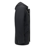 Enos Mens Waterproof Hooded Winter Jacket - BH-8516 - Black