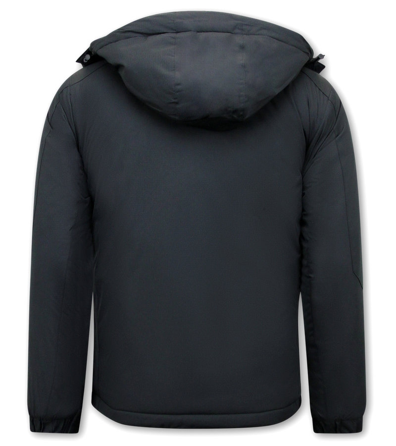 Beluomo Windproof Jacket With Hood Men - 9732 - Black