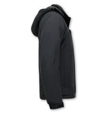 Beluomo Windproof Jacket With Hood Men - 9732 - Black