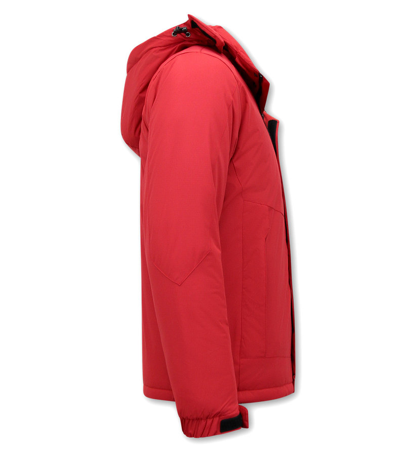 Beluomo Windproof Jacket With Hood Men - 9732 - Red