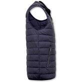 Enos Mens Body Warmer With Hood - 8207 - Blue