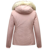 Matogla Women Winter Jackets With Hood Fur - 5897P - Pink