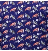 Tony Backer Turtle Print Shirt For Men Slim Fit - 3091 - Blue