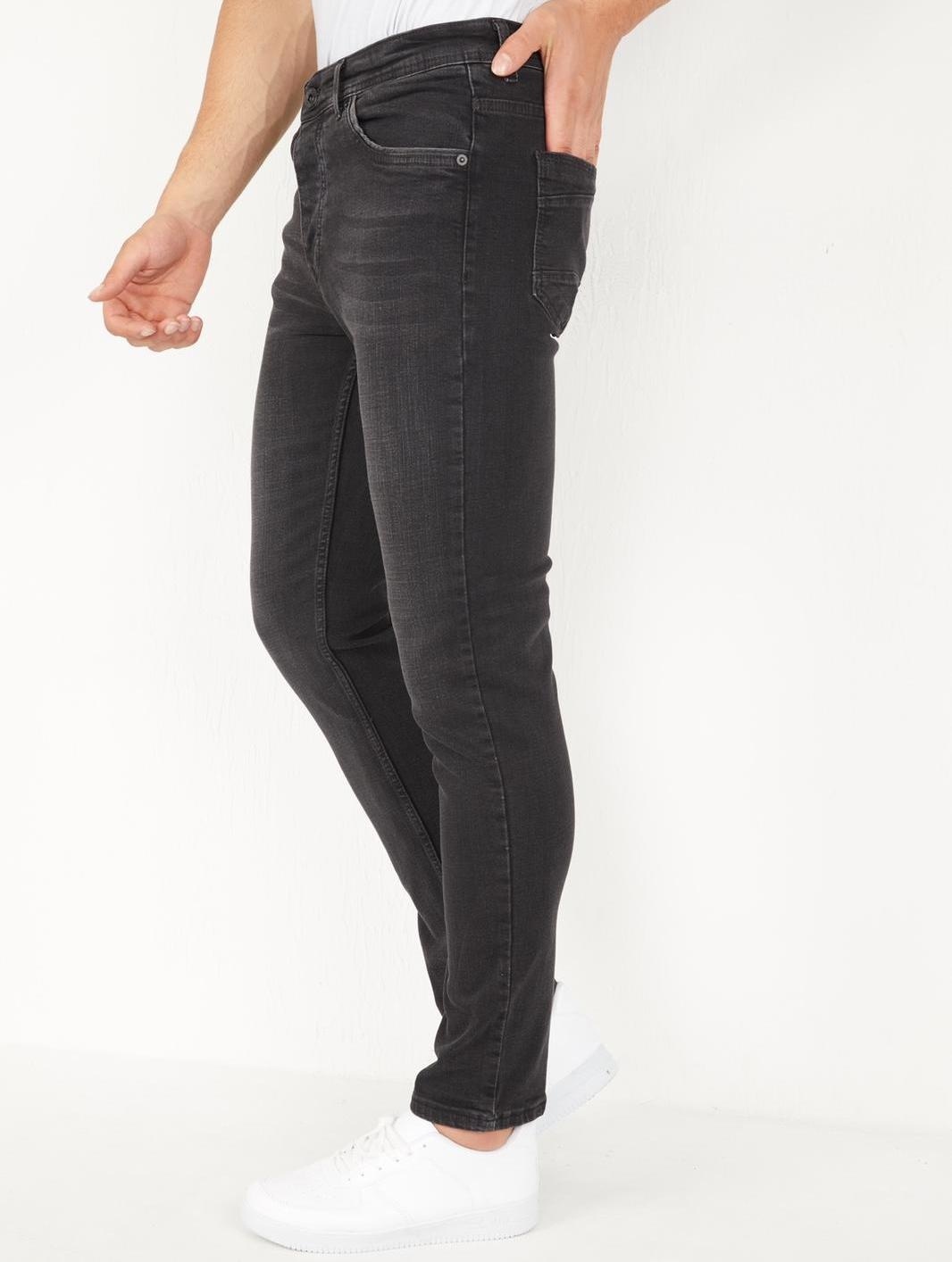 Men's Stretch Jeans With Spandex Grey | NEW | 