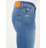 True Rise Jeans For Guys Regular Fit Stretch - DP04 - Blue