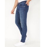 True Rise Jeans For Guys Regular Fit Straight - DP05 - Blue