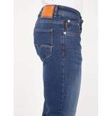 True Rise Jeans For Guys Regular Fit Straight - DP05 - Blue