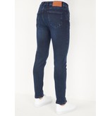 True Rise Straight Fit Jeans Men's Style - DP13 - Blue