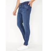 True Rise Stretch Regular Fit Jeans For Men - DP20 - Blue
