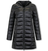 Gentile Bellini Women's Reversible Puffer Coat - 2161-2162 - Black