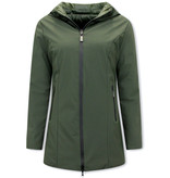 Gentile Bellini Women's Reversible Puffer Coat - 2161-G - Green