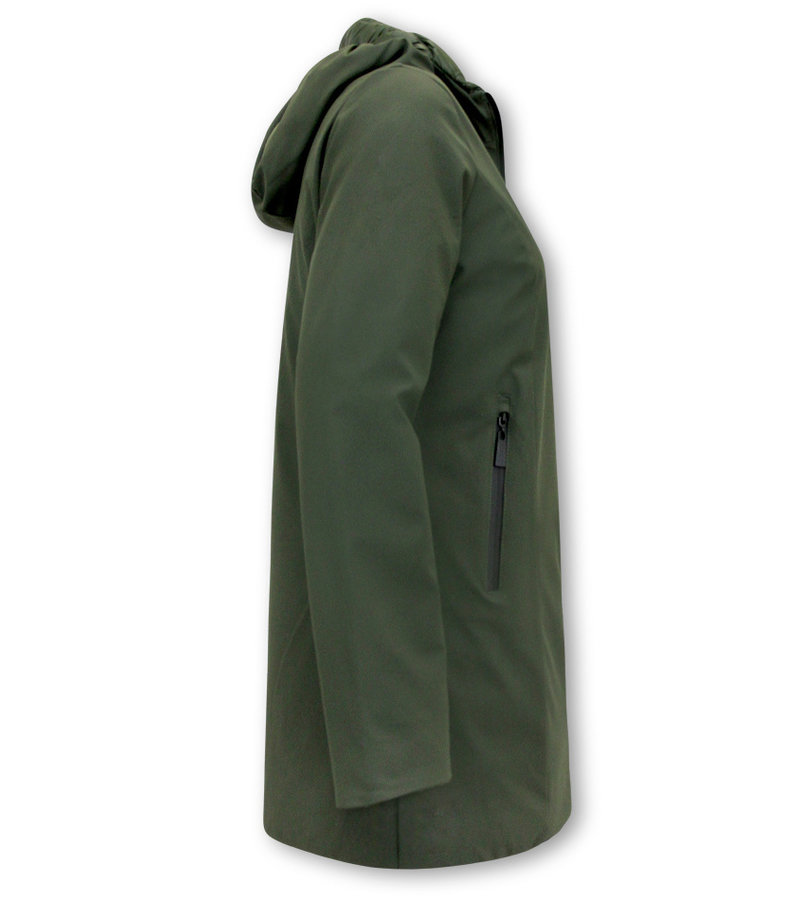 Gentile Bellini Women's Reversible Puffer Coat - 2161-G - Green