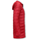 Gentile Bellini Women's Reversible Puffer Coat - 2161-R - Red