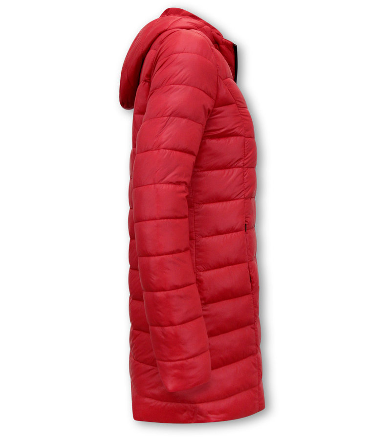 Gentile Bellini Women's Reversible Puffer Coat - 2161-R - Red