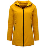 Gentile Bellini Women's Reversible Puffer Coat - 2161-GL - Yellow