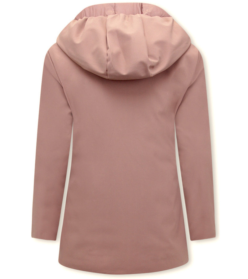 Gentile Bellini Women's Reversible Puffer Coat - 2161-P - Pink