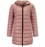 Gentile Bellini Women's Reversible Puffer Coat - 2161-P - Pink