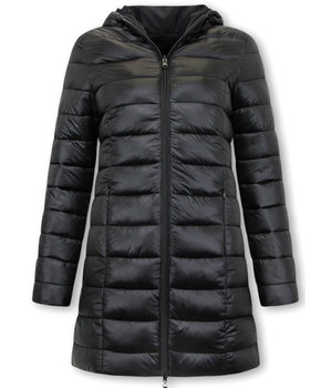 Gentile Bellini Ladies Reversible Puffer Jacket - 2161-2162 - Black