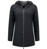 Gentile Bellini Ladies Reversible Puffer Jacket - 2161-2162 - Black