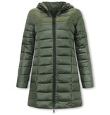 Gentile Bellini Ladies Reversible Puffer Jacket - 2161-G - Green