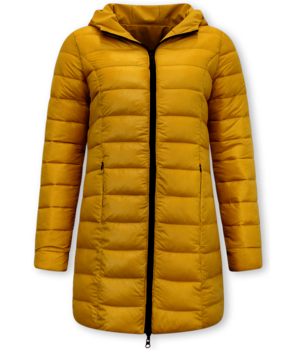 Gentile Bellini Ladies Reversible Puffer Jacket - 2161-GL - Yellow