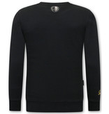 Local Fanatic Mens Sweater Royal Couture - 11-6522Z - Black