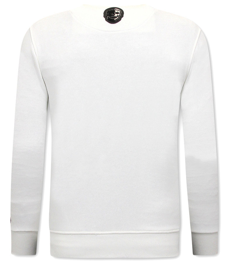 Local Fanatic Mens Sweater NASA International - 11-6505W - White