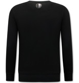 Local Fanatic Sweatshirt For Mens Athletic Dept -11-6518ZR - Black / Pink