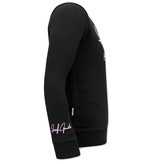 Local Fanatic Sweatshirt For Mens Athletic Dept -11-6518ZR - Black / Pink