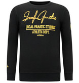 Local Fanatic Sweatshirt For Mens Athletic Dept -11-6518ZG - Black / Gold