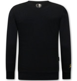 Local Fanatic Mens Sweater MC Honor & Loyalty - 11-6502Z - Black