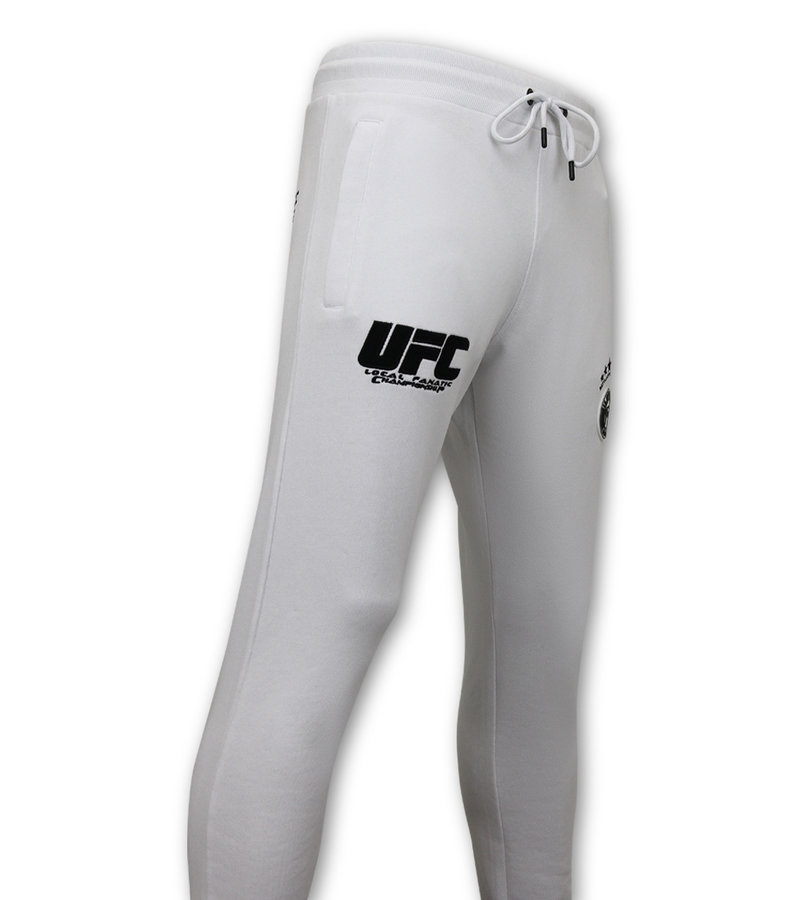 Local Fanatic Tracksuit Set With Hoodie UFC Championship - 11-6525W - White