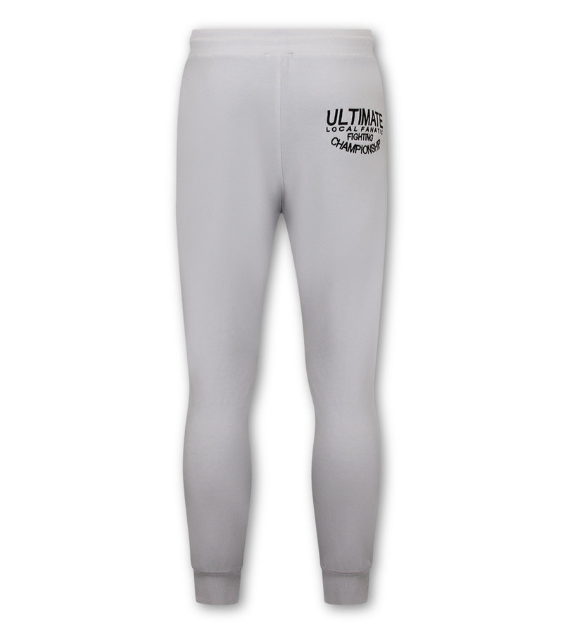 Local Fanatic Tracksuit Set With Hoodie UFC Championship - 11-6525W - White
