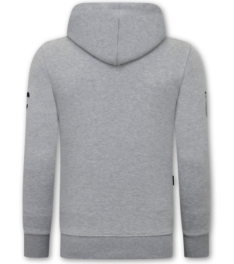 Local Fanatic Tracksuit Set With Hoodie Ultimate Championship - 11-6524G - Grey