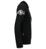 Local Fanatic Tracksuit Set With Hoodie Narcos University - 11-6464Z - Black