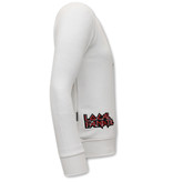 Local Fanatic Mens Tracksuit Set ICON Rocks -11-6508W - White