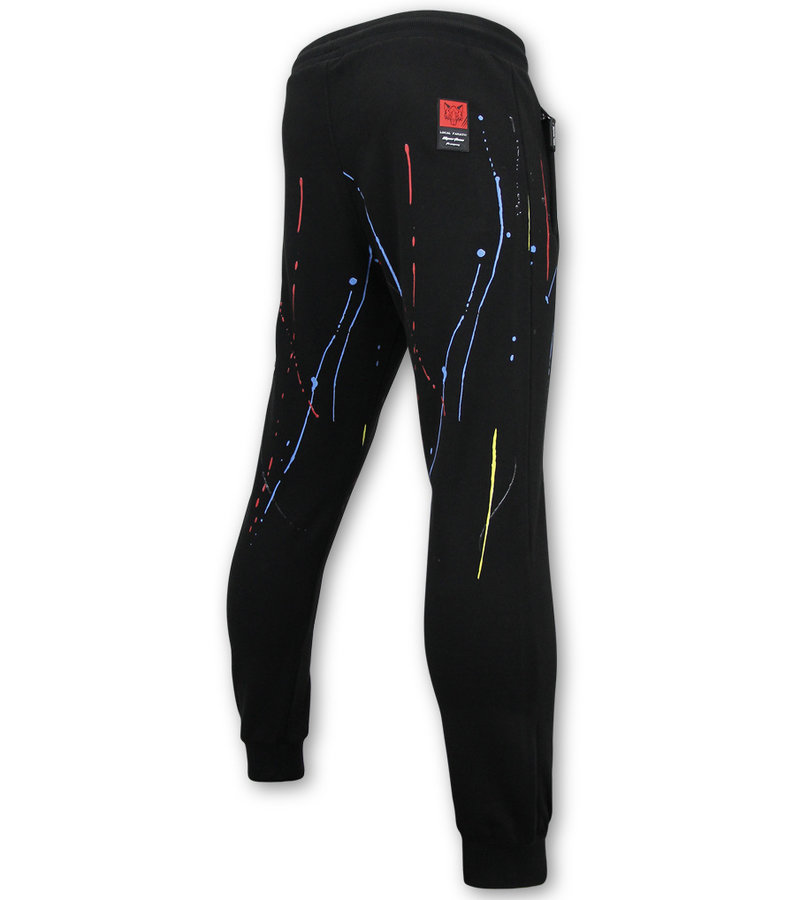 Local Fanatic Mens Tracksuit Set  ICON Painted - 11-6511Z - Black