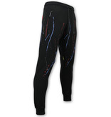 Local Fanatic Mens Tracksuit Set  ICON Painted - 11-6511Z - Black