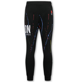 Local Fanatic Mens Tracksuit Set  ICON Painted - 11-6511Z - Black