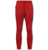Local Fanatic Mens Tracksuit Set  ICON Painted - 11-6511R - Red