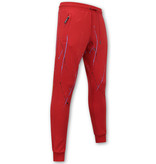 Local Fanatic Mens Tracksuit Set  ICON Painted - 11-6511R - Red