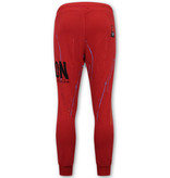 Local Fanatic Mens Tracksuit Set  ICON Painted - 11-6511R - Red