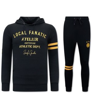 Local Fanatic Tracksuit Set For Mens Athletic Dept -11-6514BG - Blue / Gold