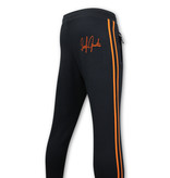 Local Fanatic Half Zip Tracksuit Set For Mens - 11 - 6515BO - Blue / Orange